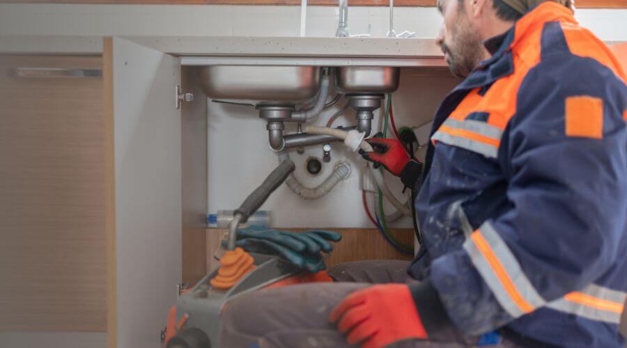 Residential Slab Leak Plumbing in Andover, IA